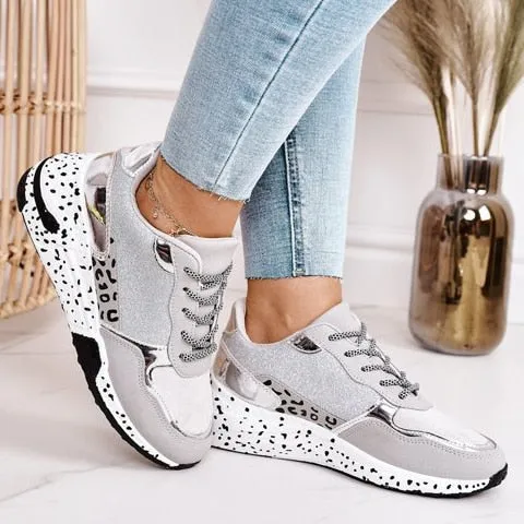 Platform Leopard Sneakers
