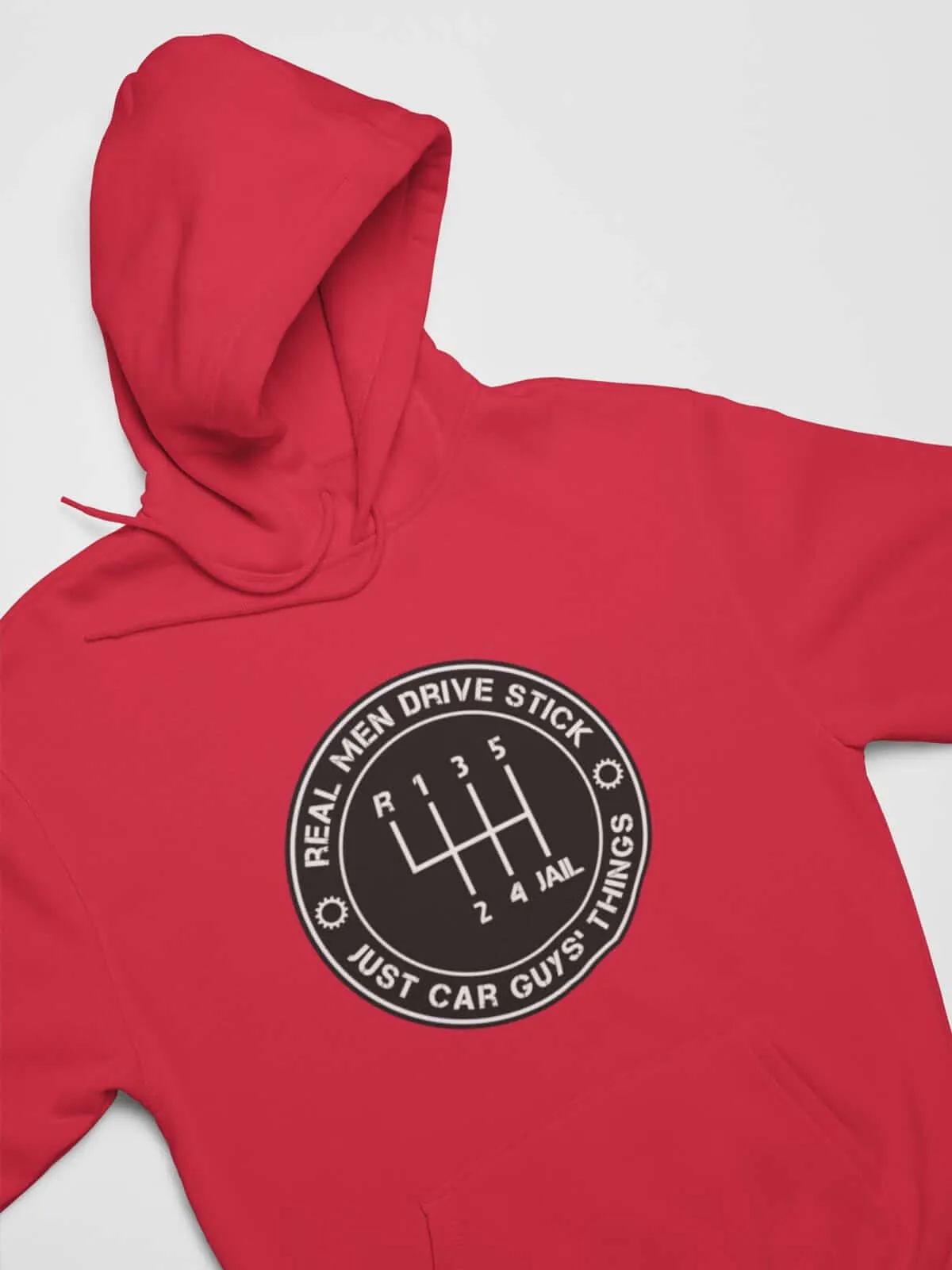 Real Men Drive Stick - Car Hoodie