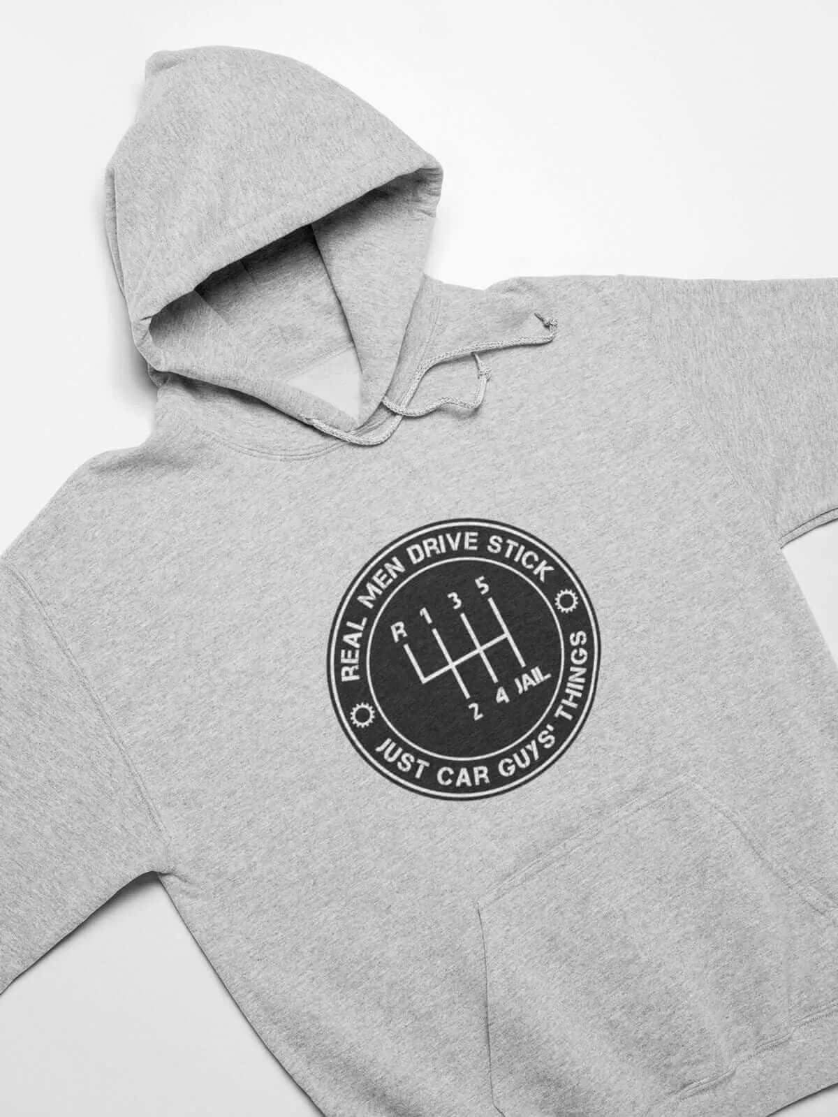 Real Men Drive Stick - Car Hoodie