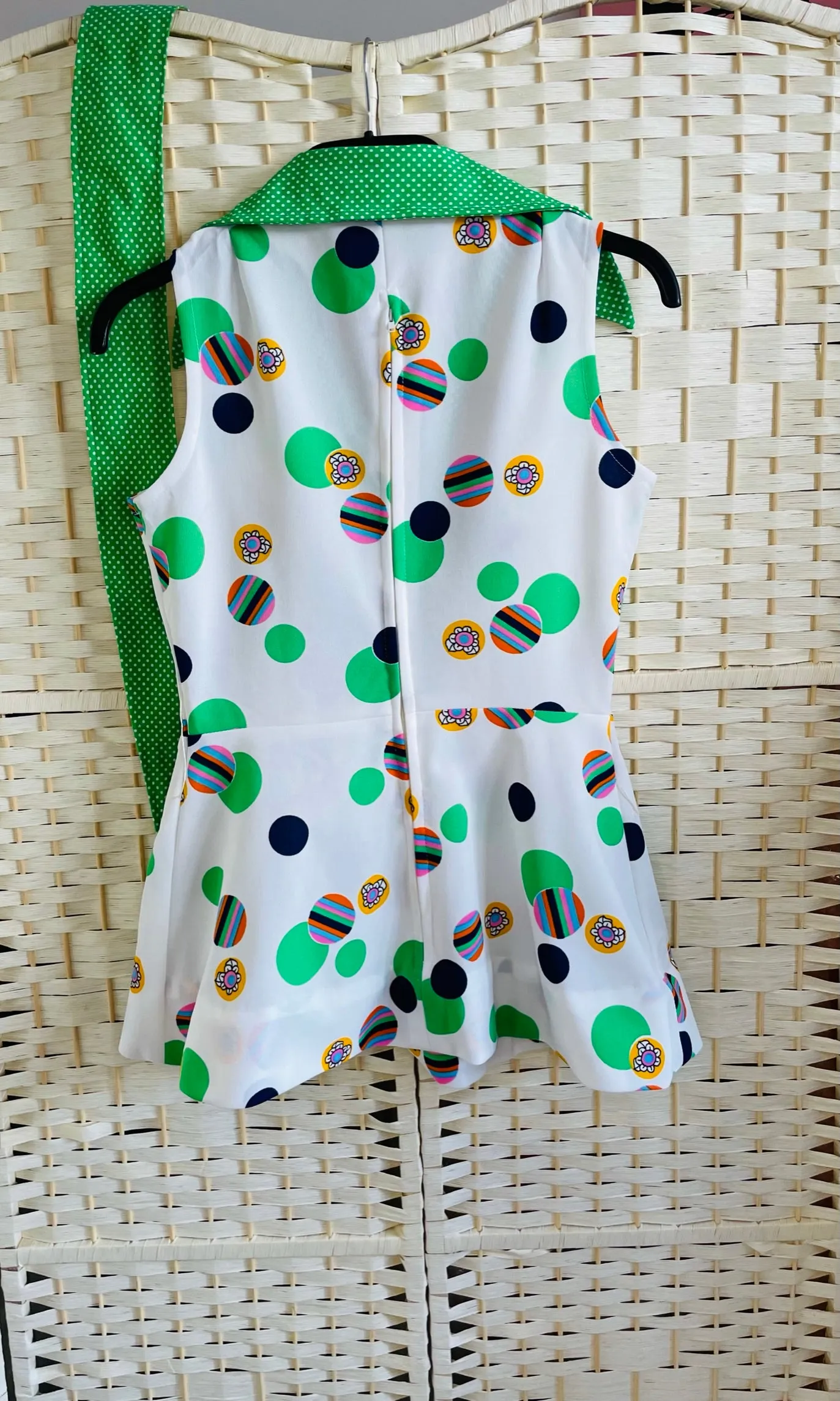 RENT Vintage 1970's Floral Top and Belt