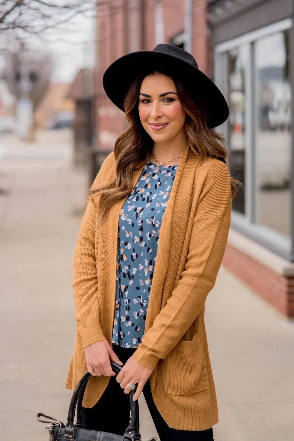Ribbed Accent Cardigan