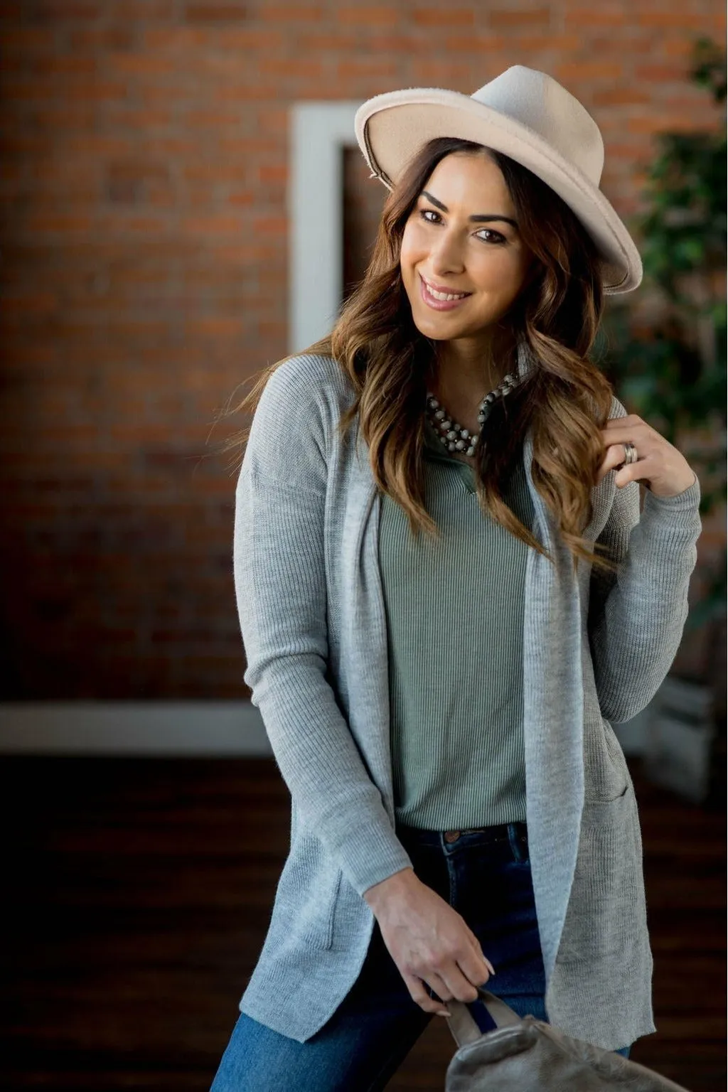 Ribbed Accent Cardigan
