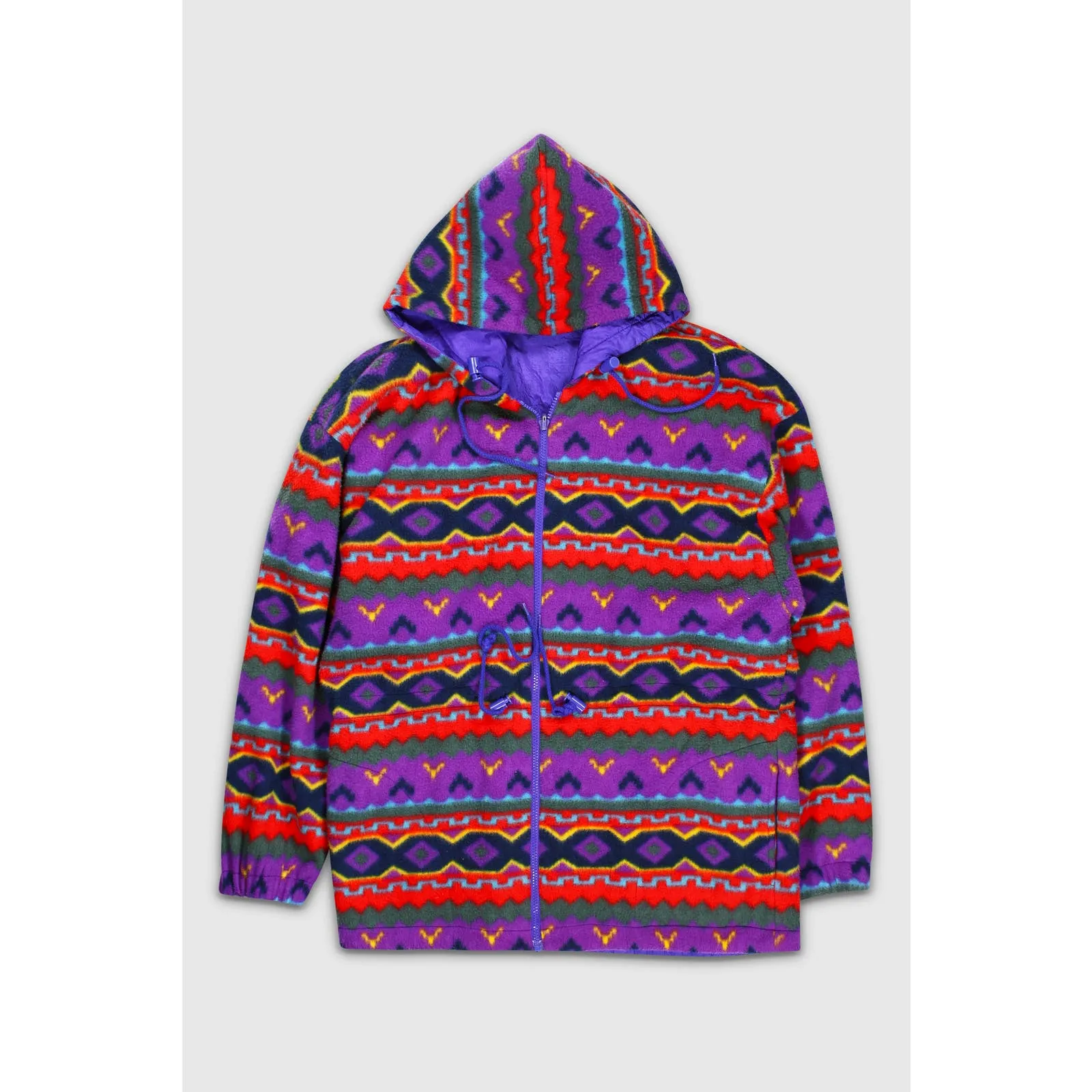 Vintage 90s Reversible Purple Windbreaker Jacket