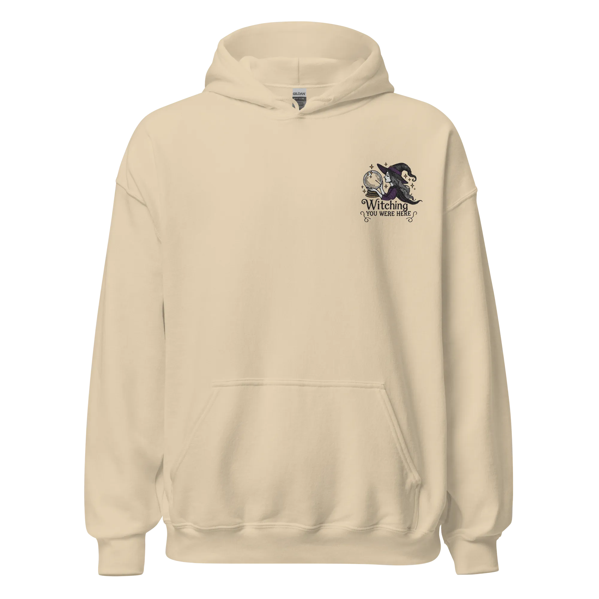 Witching You Were Here - Halloween Hoodie - Spooky Witch Halloween Hoodie
