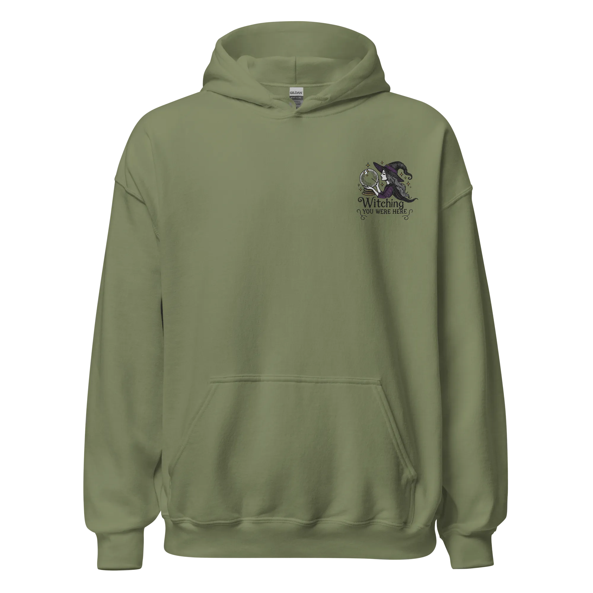 Witching You Were Here - Halloween Hoodie - Spooky Witch Halloween Hoodie