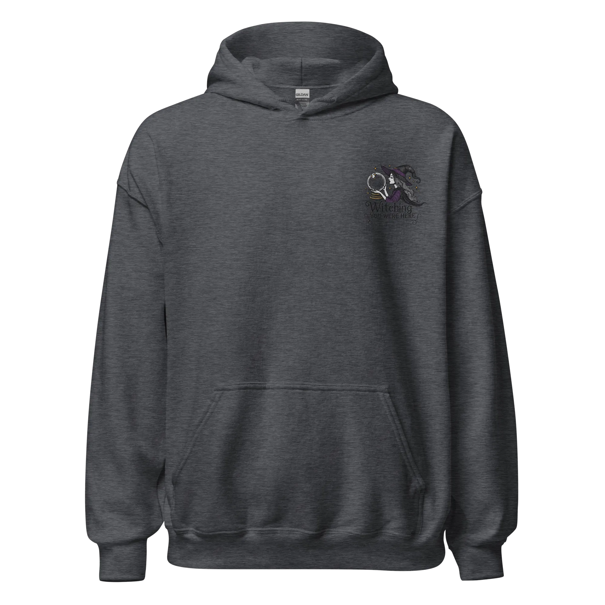 Witching You Were Here - Halloween Hoodie - Spooky Witch Halloween Hoodie