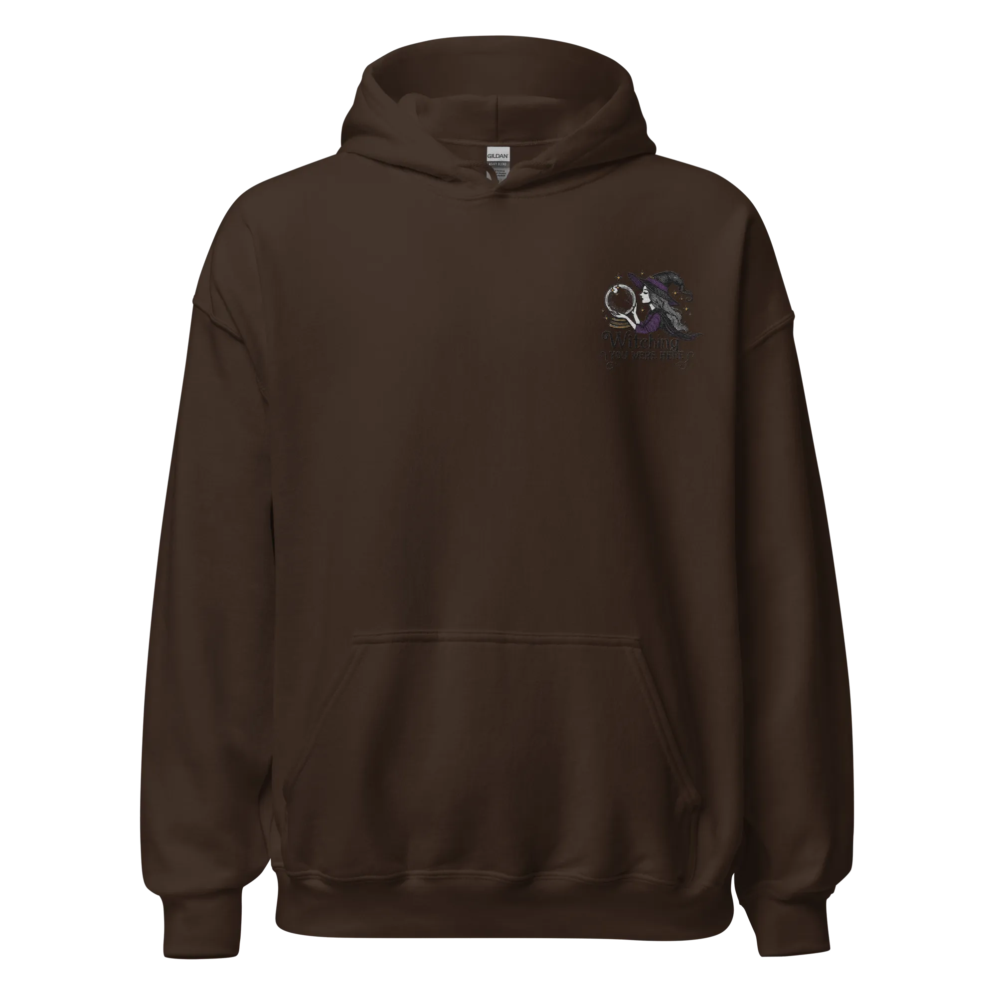 Witching You Were Here - Halloween Hoodie - Spooky Witch Halloween Hoodie