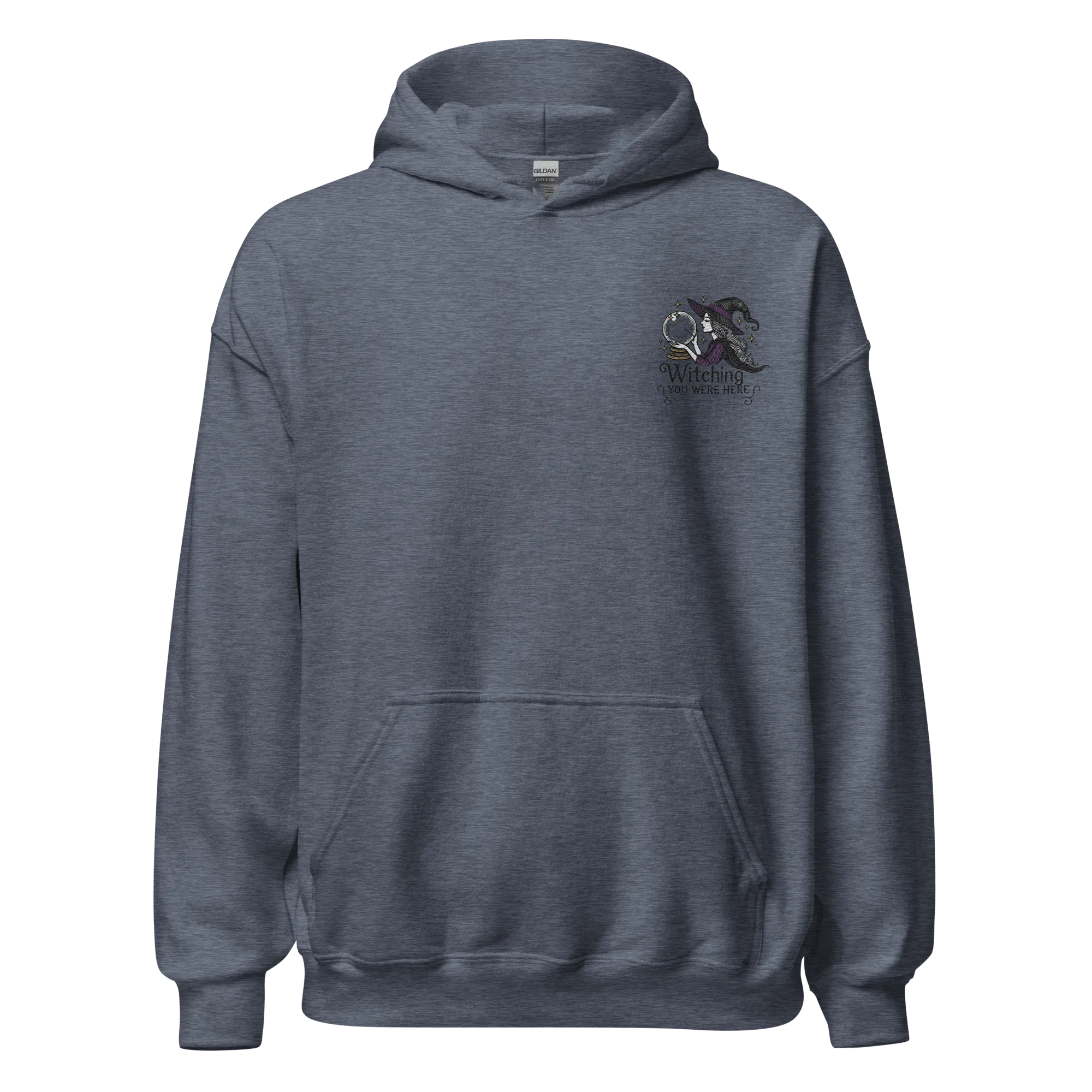 Witching You Were Here - Halloween Hoodie - Spooky Witch Halloween Hoodie