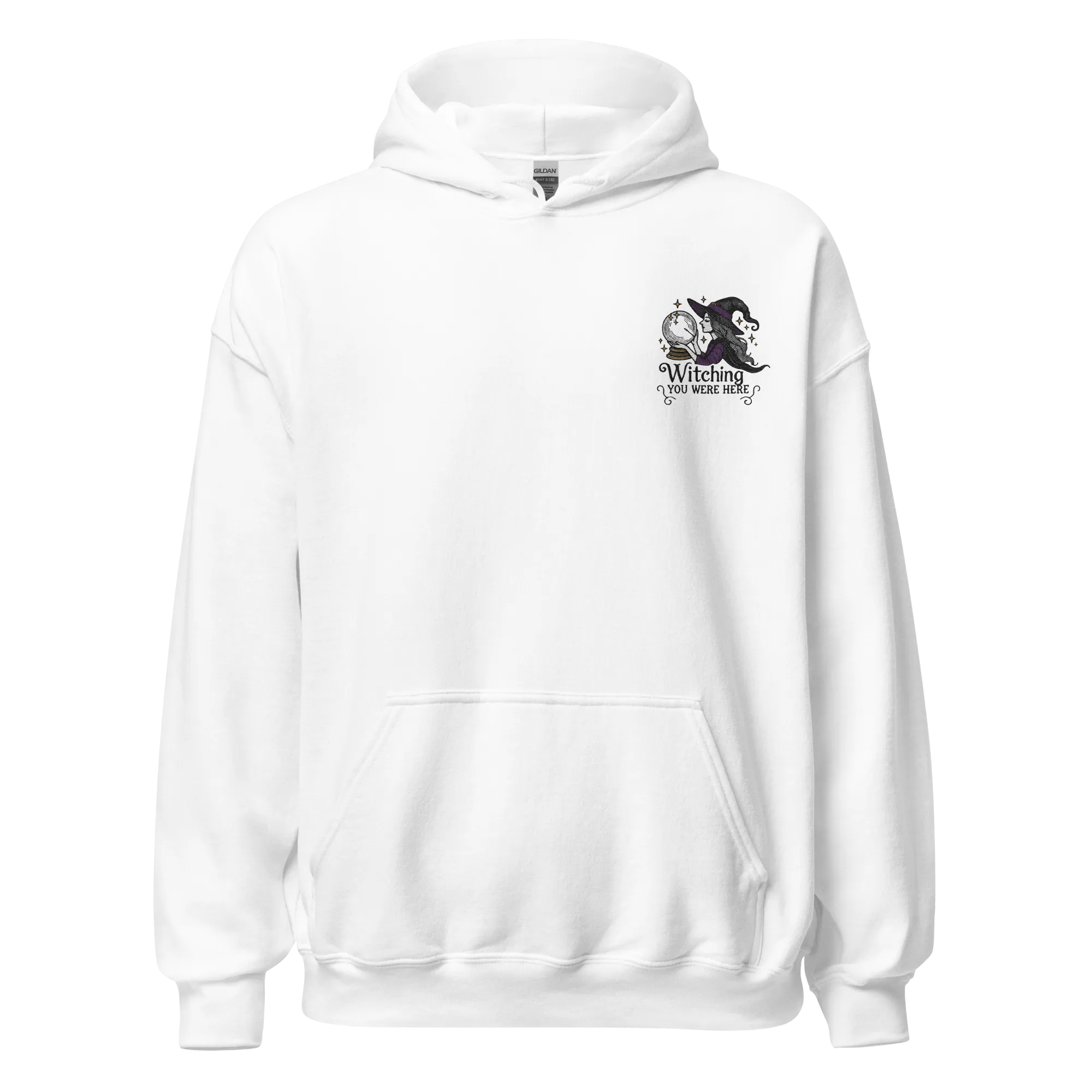 Witching You Were Here - Halloween Hoodie - Spooky Witch Halloween Hoodie