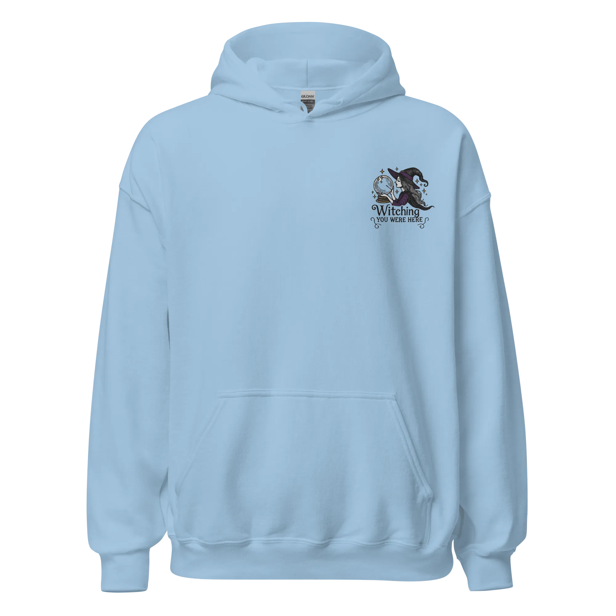 Witching You Were Here - Halloween Hoodie - Spooky Witch Halloween Hoodie