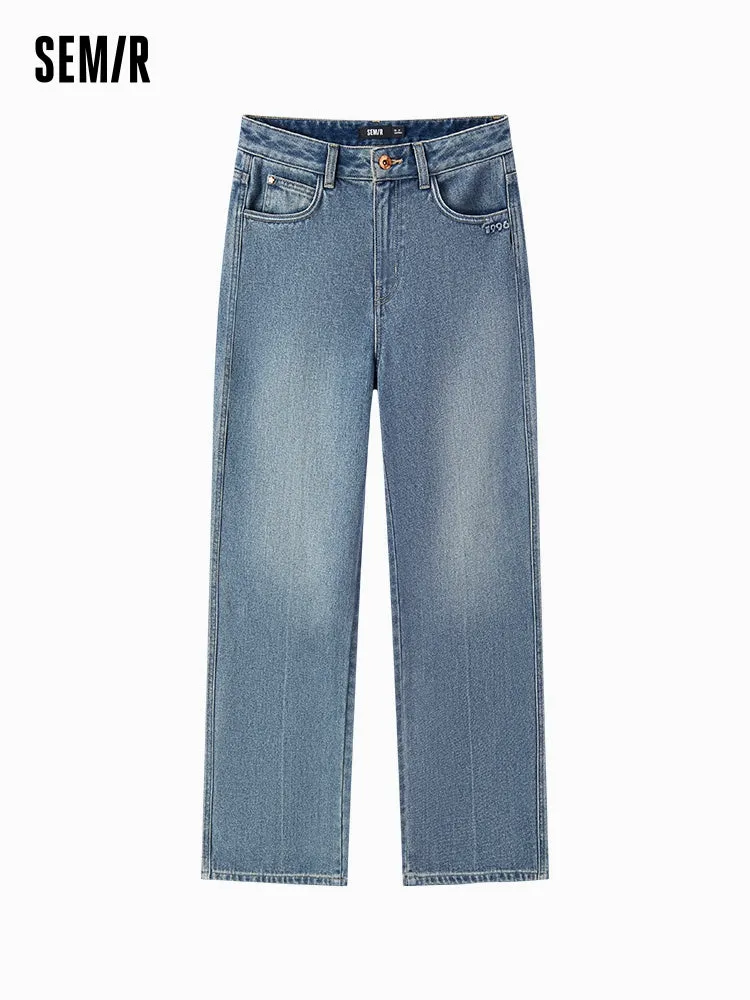 Women's gray wide leg pants