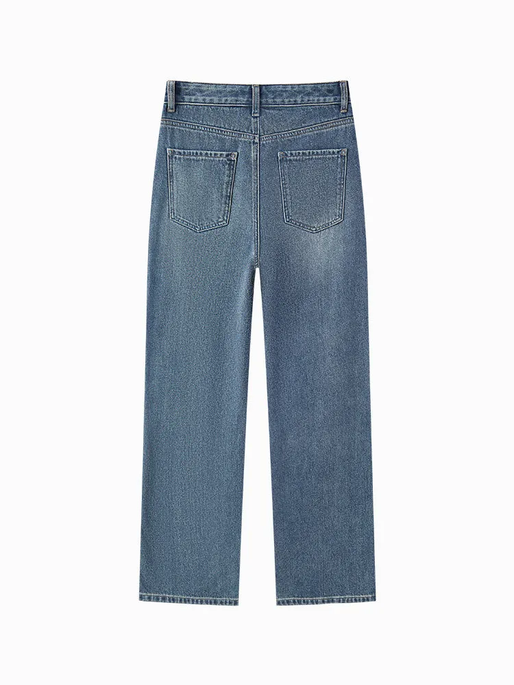 Women's gray wide leg pants