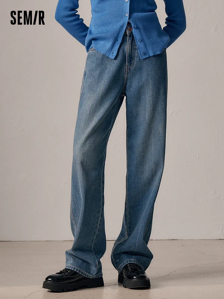 Women's gray wide leg pants