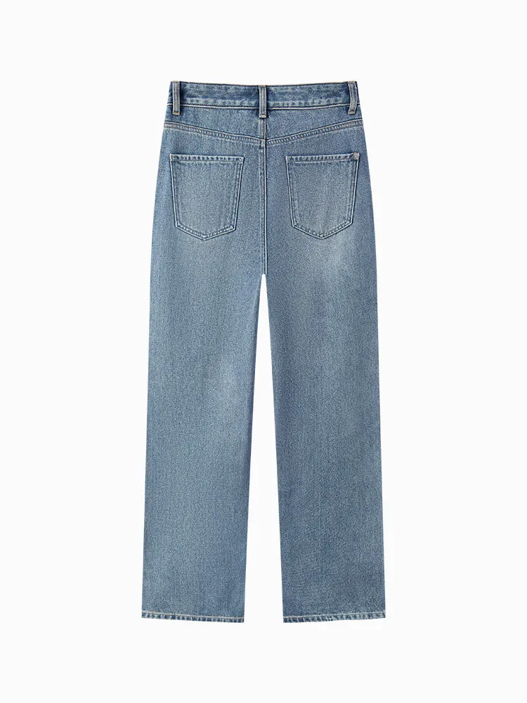 Women's gray wide leg pants