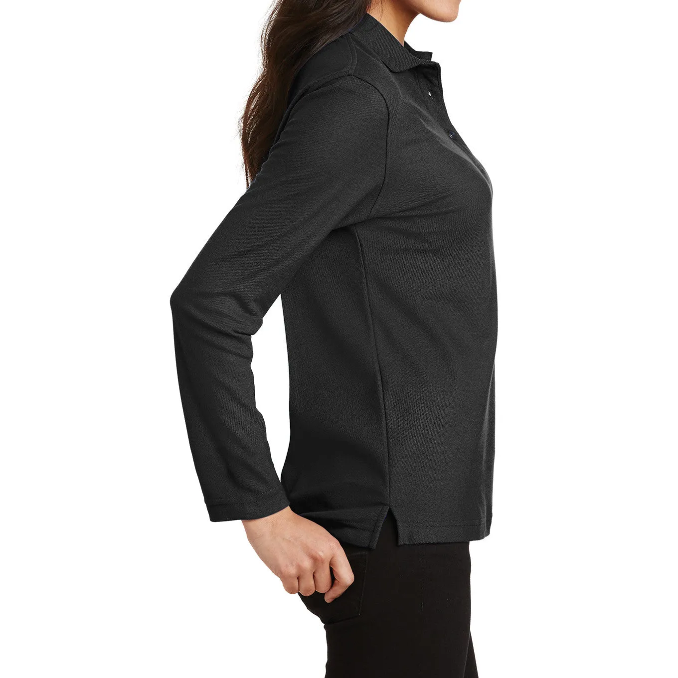 Women's Silk Touch Long Sleeve Polo
