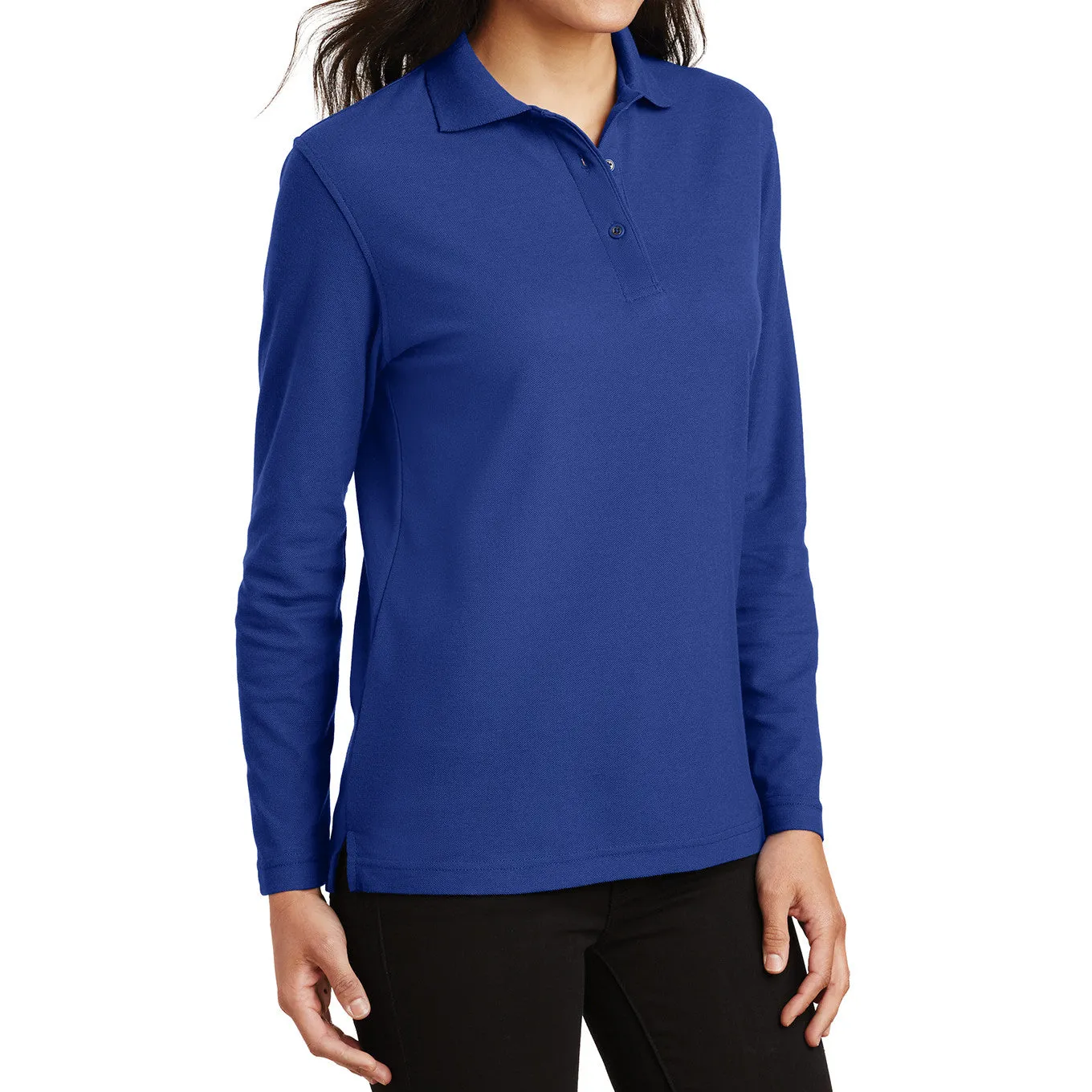 Women's Silk Touch Long Sleeve Polo