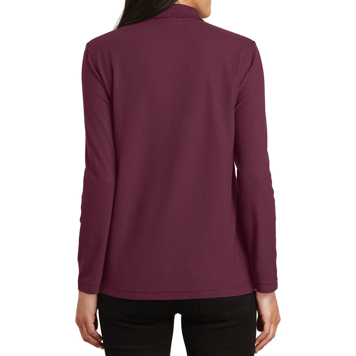 Women's Silk Touch Long Sleeve Polo
