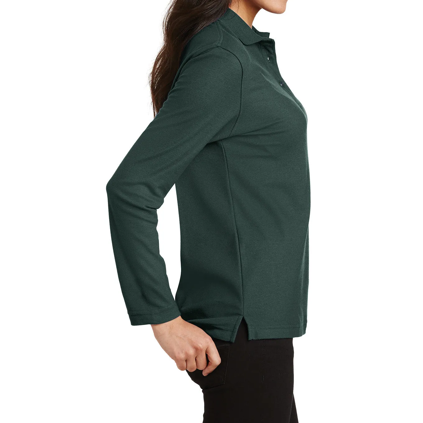 Women's Silk Touch Long Sleeve Polo