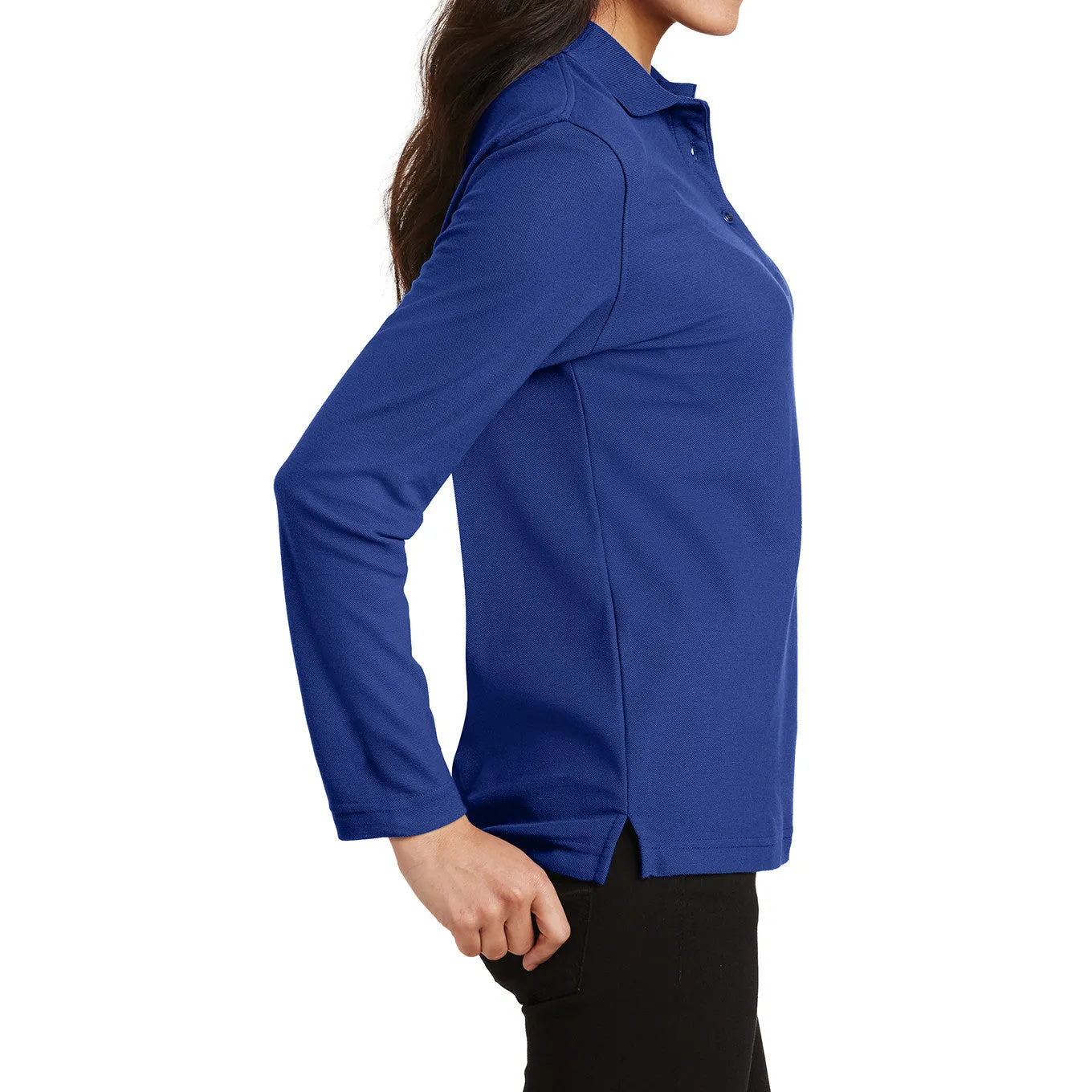 Women's Silk Touch Long Sleeve Polo