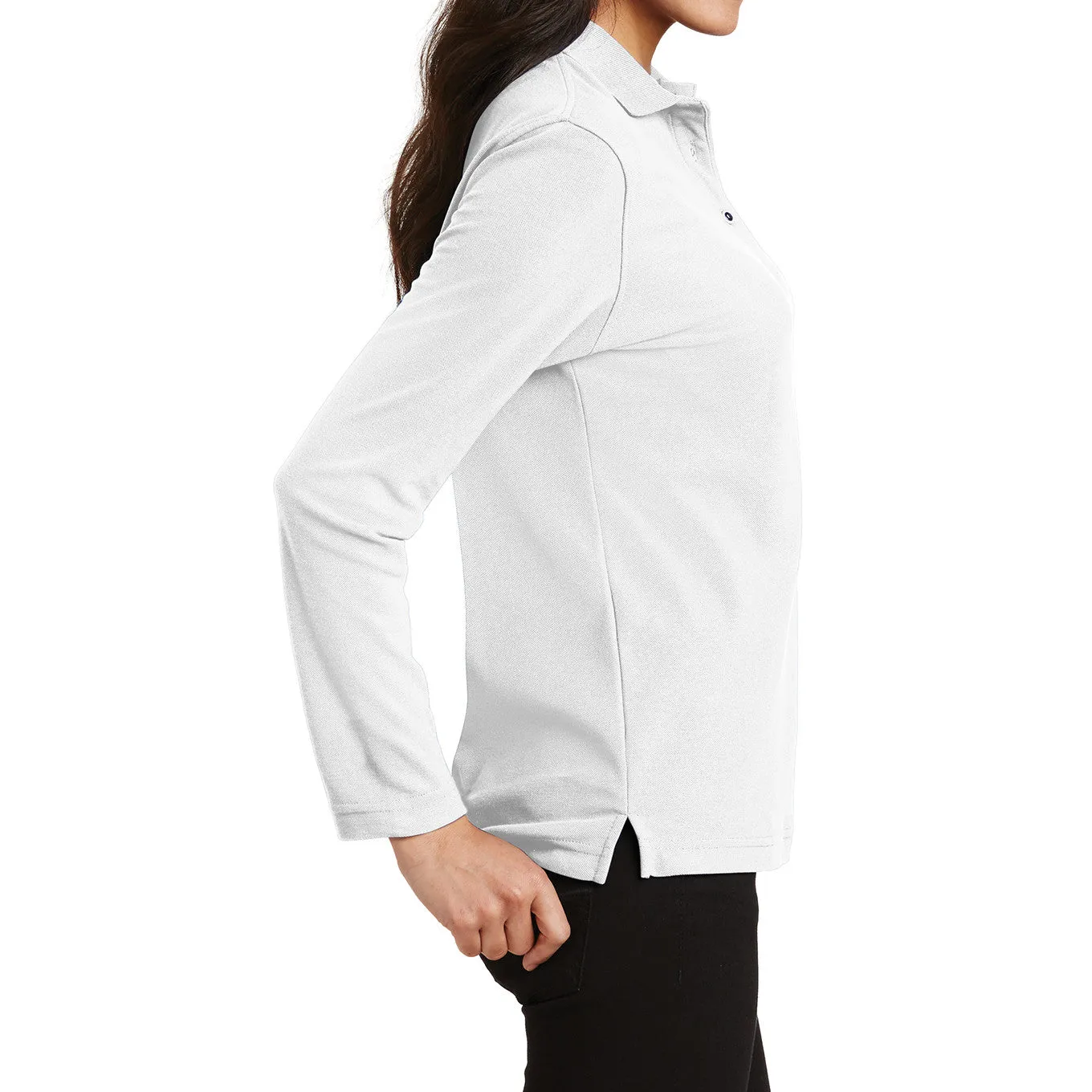 Women's Silk Touch Long Sleeve Polo
