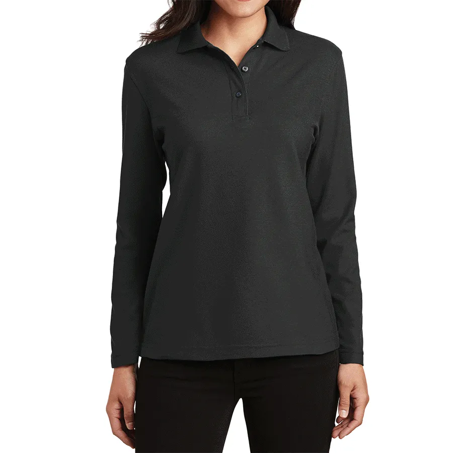 Women's Silk Touch Long Sleeve Polo
